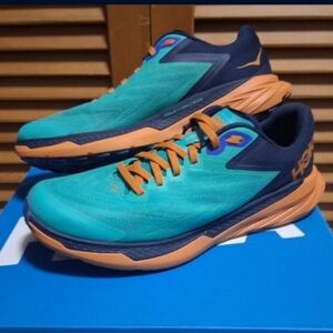 Hoka One One ZINAL Men's Trail Running Shoe Atlantis Outer Space Size 9.5D